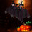 Αστεία διακόσμηση μάγισσας κρεμαστή για το Halloween, συμβατή με την πόρτα του 5
