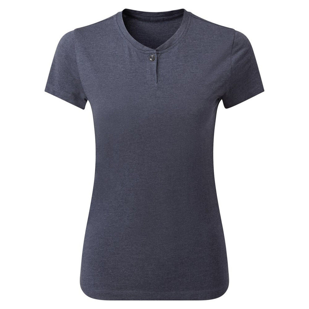 Premier (Xl, Navy) Womens/Ladies Comis Marl Sustainable T-Shirt
