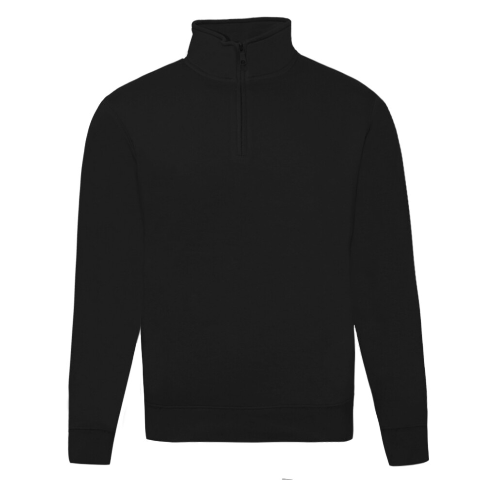 Russell (4Xl, Black) Mens Authentic Quarter Zip Sweatshirt