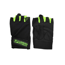 (XS, Black/Green) Urban Fitness Equipment Unisex Adult Training Glove