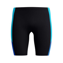 (XL S, Black/Cobalt) Speedo Mens Colour Block Jammer Shorts