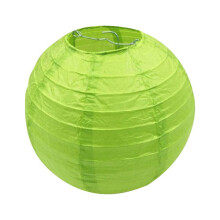 Farfi sammenleggbar kinesisk lykt, blank, barne-DIY-maleri, hengende, festivaldekor (fruktgrønn, 30 cm)