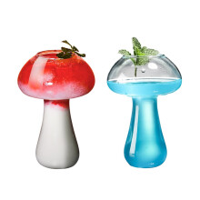 Verres à cocktail créatifs en forme de champignon, 280 ml, lot de 2.