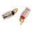 jixopn2pcs4mm Ακροδέκτης σύνδεσης ακροδεκτών βίντεο από επιχρυσωμένο ορείχαλκο με 5