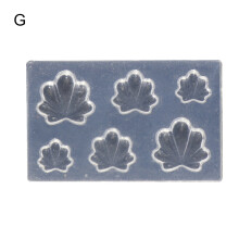 Moule à ongles Happydeer3D à motifs, en silicone transparent, pour la création de motifs d'ours et de papillons en salon de beauté.