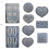 Καλούπι νυχιών Happydeer3D Patterns, Διαφανές καλούπι σιλικόνης, σκάλισμα, αρκούδα, 8