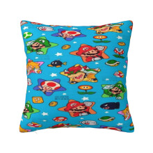 Mario-sarjakuvatyynyliina, koristeellinen heittotyynynpäällinen sohvan sisustukseen, valitse onnellinen sesonki sohvatyynynpäällinen 20" x 20"