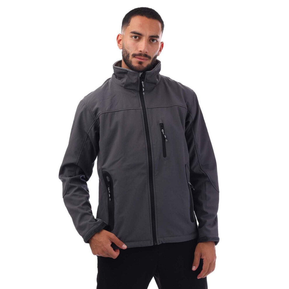Trespass Men's Grey Soft Shell Jacket - Xxl - 100% Mixed - Image 3