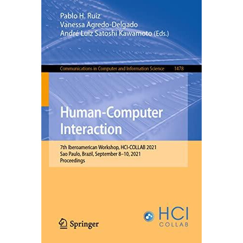 HumanComputer Interaction 7th Iberoamerican Workshop HCICOLLAB 2021 Sa