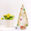 Christmas Tabletop Decorations White Plastic Trees 10pc 3