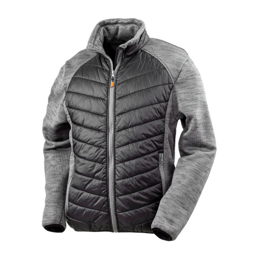 Result (S, Black/Grey Marl) Result Mens Work-Guard Elevator Jacket