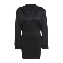 (4 UK, Black) Adidas Womens/Ladies Spacer Polo Shirt Dress