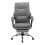Living And Home Height-Adjustable Ergonomic Reclining Office Chair with Footrest, Grey 2