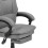 Living And Home Height-Adjustable Ergonomic Reclining Office Chair with Footrest, Grey 5