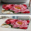 Πατάκι μπάνιου με αφρό μνήμης Brilliant Peony 20x31 ιντσών, μαλακό, αντιολισθητικό, γρήγορο 6