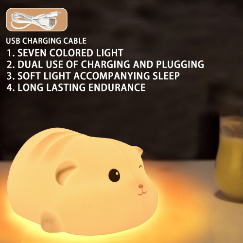 Εκκαθάριση Kayannuo Back to School: Νυχτερινό φως Pat Light, συμβατό με Ambient Sleep, δώρο για θηλασμό