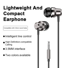 SUSUchens Stereo-Ohrhörer mit Mikrofon, HiFi-Klang, ergonomischem Design, In-Ear-Anschluss, 3,5-mm-Klinkenstecker, kräftiger Bass,