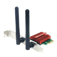 600Mbps Netwerkkaart Dual-Band 2.4G/5G Interne Draadloze Netwerkkaart voor Desktop-Pc PCIe Wi-Fi-Adapter