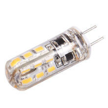 3X G4 Faretto Led Lampadina 1.5W 24 Smd 3014 Bianca Caldo 12V