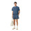 Lacoste (S, Blue) Lacoste Mens Striped Swimming Trunks 4