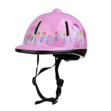Justerbar ridmössa/hjälm för barn, huvudskydd rosa
