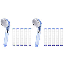 2X 3 Gang Wasser Auslass Modus Hoch Wertige Rest Entfernung PP Sediment Patrone Gefilterter Dusch Kopf Filter Reine Dusche