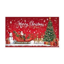 Banner de Crăciun pentru ușă de garaj 6,7x5ft, decor de sărbători pentru interior și exterior, fundal de perete pentru petreceri