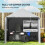 2 x 2m Garden Fabric Storage Tent - Grey 5