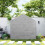 2 x 2m Garden Fabric Storage Tent - Grey 7