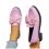 Pink Women's British Style Bow Loafers Flat Shoes 8