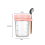 4er-Pack Overnight-Oats-Behälter mit Deckel und Löffeln 2