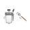 4er-Pack Overnight-Oats-Behälter mit Deckel und Löffeln 6