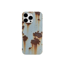 Cás Seanré le Breathnú Meirgeach, Cás Bréige Meirgeach atá Comhoiriúnach le iPhone16/15/14 - Bailchríoch Geal Foirfe atá comhoiriúnach le