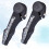 Mizh1Pair Φώτα φλας LED για τιμόνι ποδηλασίας βουνού, τιμόνι ποδηλάτου, νυχτερινή 5