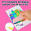 Σετ DIY Rainbow Scratch Art, 20 τεμάχια σημειώσεις χαρτιού Rainbow Scratch, μίνι κιτ ζωγραφικής με 4