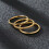 Women's Stainless Steel Stacking Ring Set Gold Size 6 2
