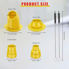 30Pcs Kit voor Het Afwerken van Kit, Spuitmond Tips Herbruikbare Spuitmond Coating Kit voor Badkamerdeuren en Ramen