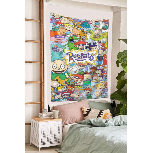 Ταπισερί Rugrats Μεγάλο Banner Κρεμαστό Τοίχο Ταπισερί Αισθητική Αφίσα Καλλιτεχνικό 2