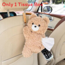 (Bear)Plüschbär Taschentuchhalter mit gesticktem Cartoon Design für Schlafzimmer und Deko Lounge