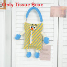 (Style 3)Distributeur de serviettes en papier à suspendre thème monstre avec matériau polyester doux pour décoration de salon
