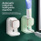 (White)Automatic Electric Toothpaste Pump Dispenser Sensor Squeezer Wall Bathroom Mounted 3