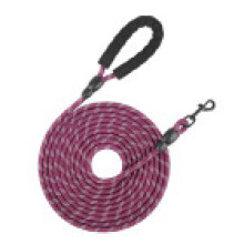 (Deep Purple, 5m) Large Walking Dog Rope Nylon Reflective With Safety Handle Exercise For Outdoor