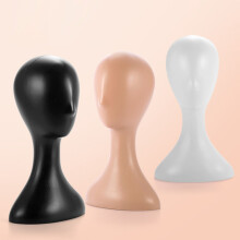 Wig Head Display Stand Plastic Abstract Female Mannequin