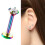 Lip Ring Ear Studs Surgical Steel Monroe Helix Tragus 6
