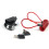 (Red)M365 Electric Scooter Anti Theft Lock Accessories Multi Function Disc Brake Lock 4