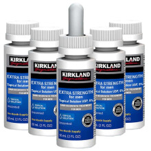 Kirkland Hair Growth Treatment 5x60ml with Dropper, Stimulates Growth and Prevents Hair Loss, for Men and Women