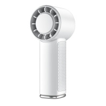 Portable Handheld Fan Air Conditioner Fan, 2000mAh USB Rechargeable,White,A