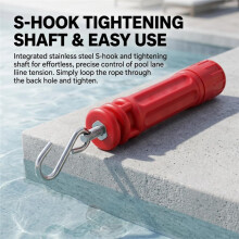 Tensioner - Scratch Proof Stainless Steel S Hook for Swimming Pool Tightening