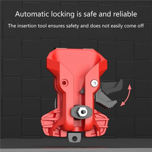 Portable Self-Locking Power Tool Holster: Quick Release Belt Clip with Double Lock System 1