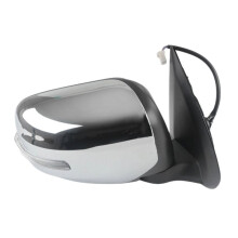 Car Side Rearview Mirror Assembly 7 Wires Rearview Mirror with Turn Light for  Triton L200 2015-2019 Right